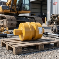 Rouleau porte-chargeur CX650 pour excavatrice, rouleau supérieur de chenille, pièce de train de roulement robuste de nouvelle conception