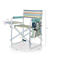 Chaise pliante légère CE pour l'extérieur, la pêche, le camping, la salle de sport, l'école, la salle à manger, avec table en fer