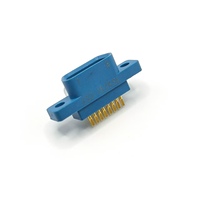 Conector Rectangular de Soldadura Micro-D J30-15ZKSL con Carcasa de Plástico, Serie J30, para Vehículos No Tripulados