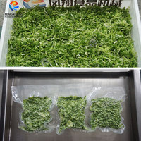 Ligne de traitement des légumes prêts à la cuisson 1-3T/H, pour mélange de légumes, laitue iceberg, avec laveuse à bulles, sécheur à air, essoreuse et machine d'emballage