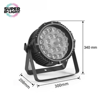 Projecteur LED Par 24x10W RGBW 4-en-1 DMX512 pour Scène, Mariage, Fête, DJ, Discothèque