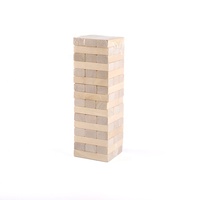 Jeux de société à empiler en bois, blocs de construction classiques pour enfants, pièces