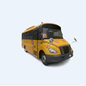 2024 Gold supplier 7.5m school bus with spare tire and monitoring system cheap price on sale