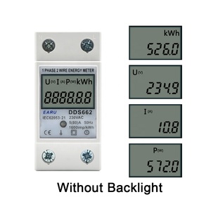Single Phase LCD Digital Energy <strong>Meter</strong> kWh Voltage Current Power Consumption Counter Electric Wattmeter 220V DDS662 - Product Image 3