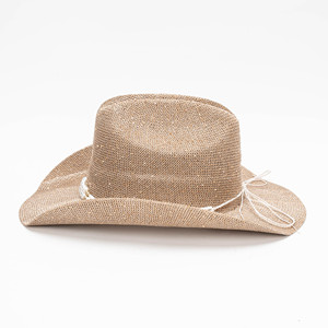 Sombrero Vaquero Occidental Bohemio con Lentejuelas 2026, Nuevo Sombrero Fedora de <span class=keywords><strong>Jazz</strong></span> para Hombre y Mujer, para Vacaciones en la Playa, Gorra de Protección Solar Informal y a la Moda - Product Image 5