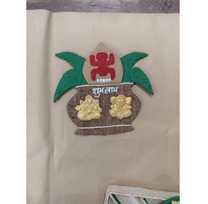 Organisateur en jute en forme de cœur Ganesha fait main, écologique, pour la décoration intérieure et l'inspiration spirituelle, rangement fonctionnel - Product Image 3