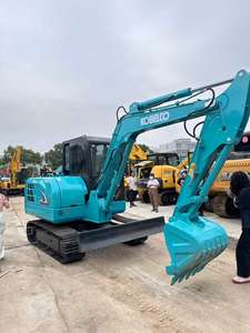 Miniexcavadora Kobelco SK60, maquinaria de construcción confiable con características de precio competitivo, engranajes de caja de cambios, componentes centrales PLC - Product Image 4