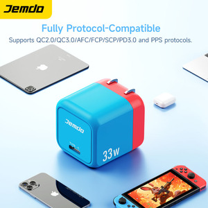 Adaptador <span class=keywords><strong>de</strong></span> <span class=keywords><strong>Carga</strong></span> Rápida Jemdo Multifunción <span class=keywords><strong>de</strong></span> <span class=keywords><strong>33W</strong></span> GaN QC3.0 PD 3.0 Tipo-C para Portátil con Detección Inteligente <span class=keywords><strong>de</strong></span> <span class=keywords><strong>Carga</strong></span> Segura - Product Image 5
