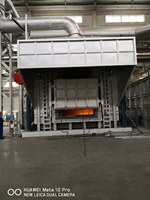 Four de fusion à gaz 1-30t, équipement de fonderie industrielle pour la coulée d'aluminium, de cuivre et de métaux lourds