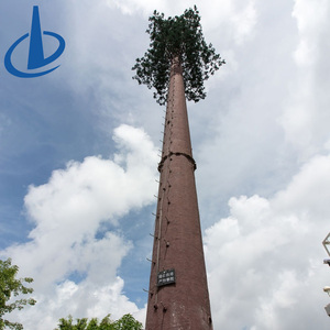 4G 5G Wifi đơn ống <span class=keywords><strong>Bionic</strong></span> cây thông tin liên lạc tháp ăng ten monopole làm đẹp tháp thép 10-50m Tuổi thọ 50 năm - Product Image 2