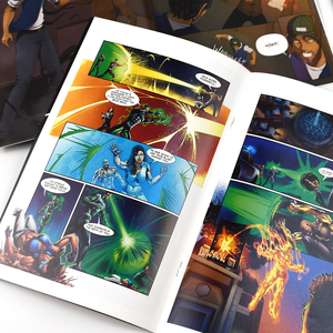 Libro Infantil de Tapa Blanda A4 Personalizado de Alta Calidad a Precio de Fábrica con Cubierta Laminada y Logotipo Personalizado para Impresión de Cómics y <span class=keywords><strong>Manga</strong></span> - Product Image 5