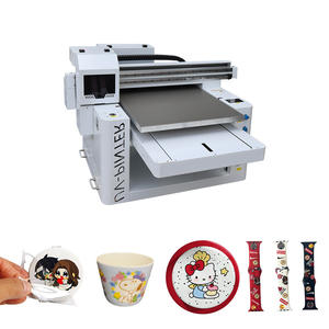 6080 <strong>Small</strong> <strong>Flatbed</strong> UV Inkjet <strong>Printer</strong> for Card Tube Gift Box Labels-Edible Ink All-In-One Automatic - Product Image 2