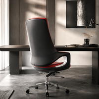 Nouveau design 2026 – Fauteuil de bureau exécutif ergonomique inclinable en cuir PU, chaise de patron rotative luxueuse