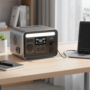 Estación de Energía Portátil Ligera de 300W 288Wh con Batería LiFePO4, Generador Solar de Respaldo con Salida de CA y USB-C PD de 140W para Camping - Product Image 3