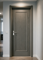 Porte coupe-feu en bois pour hôtel, hôpital, projet d'ingénierie intérieure