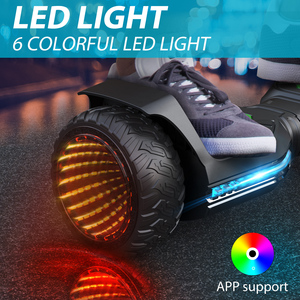 Christmas Gift Fashion Led Light Two Wheel Hover Board <strong>Hoverboard</strong> 6.5 <strong>Blue</strong> Tooth 700w 20 km h China Factory Cheap - Product Image 3