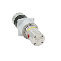 Pompe à huile à engrenages à entraînement magnétique électrique en acier inoxydable, sans fuite, résistante aux acides et aux alcalis, moteur CC sans balais 60W, 6000 tr/min réglable