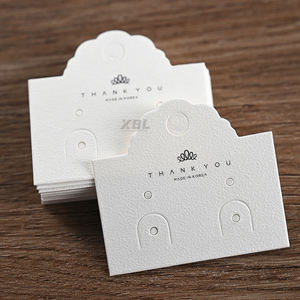 Tarjeta <span class=keywords><strong>de</strong></span> pendientes Diseño <span class=keywords><strong>de</strong></span> logotipo personalizado Cartón Joyerí<span class=keywords><strong>a</strong></span> Tarjeta <span class=keywords><strong>de</strong></span> pendientes Logotipo personalizado Joyerí<span class=keywords><strong>a</strong></span> Pendiente Embalaje Exhibición Tarjetas <span class=keywords><strong>de</strong></span> papel Titular - Product Image 4