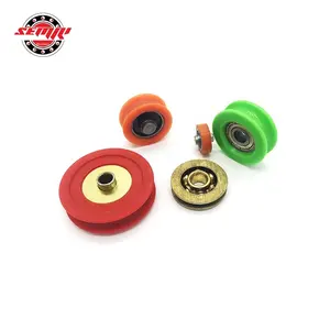 Nylon Coated U Groove Pulley Ball Bearing 626 for Sliding Window