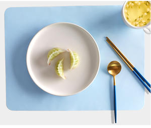 Hot Sale Wholesale Customized Extra <b>Large</b> Silicone Mat Heat Resistant Silicone Table <b>Placemat</b> for Kitchen Counter - Product Image 6