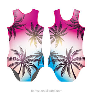 Оптовая продажа, гимнастические трико с т-образным вырезом для девочек - Product Image 3