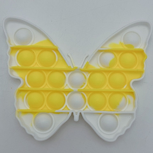 ผีเสื้อที่มีสีสันขายส่งร้อนบรรเทาความเครียดป๊อปอัพฟองอยู่ไม่สุขของเล่นประสาทสัมผัสผลักดันป๊อปป๊อปป๊อปอัพฟองเด็กอยู่ไม่สุขของเล่น - Product Image 3
