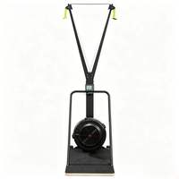 Appareil de fitness ergométrique Air Ski réglable pour entraînement de force et aérobic avec résistance au vent
