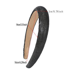 Diademas <span class=keywords><strong>de</strong></span> moda con diamantes <span class=keywords><strong>de</strong></span> imitación ostentosos para <span class=keywords><strong>mujer</strong></span>, accesorios para el cabello <span class=keywords><strong>de</strong></span> estilo <span class=keywords><strong>coreano</strong></span> <span class=keywords><strong>de</strong></span> diseñador <span class=keywords><strong>de</strong></span> lujo, diademas <span class=keywords><strong>de</strong></span> esponja para boda - Product Image 6