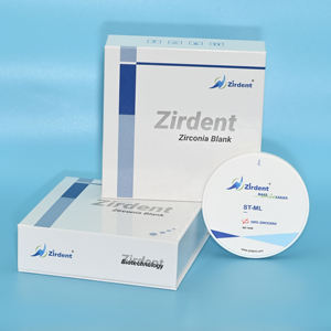 Fresatrice manuale laboratorio dentale sistema aperto 98/95/92 materiali di consumo odontoiatrici ST multistrato blocchi di <span class=keywords><strong>Zirconia</strong></span> dentale - Product Image 1