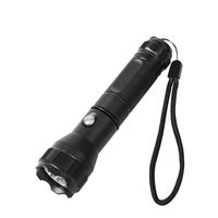 Lampe torche LED rechargeable portable toute neuve, 1000 lumens, super lumineuse, étanche IP65, garantie 5 ans, en alliage d'aluminium