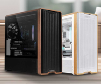 Boîtier de jeu Esports L217 Tower Top avec 5 ventilateurs, compatible avec la carte mère EATX, boîtier refroidi par eau à 360 degrés, couleur noire pour LIANLI