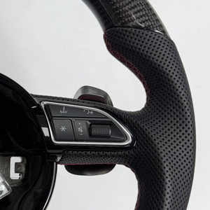 Volant de voiture pour Audi A1 A3 A4 A5 A6 B8 B8.5 B9 C6 S3 S4 S5 S6 S7 <span class=keywords><strong>RS3</strong></span> RS4 RS5 RS6 RS7 S8 Volant en fibre de carbone - Product Image 3