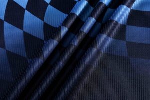 Maillot de football bleu marine personnalisé pour jeunes hommes, nouveau kit à motif écossais avec technologie de sublimation, ensembles pour enfants - Product Image 6