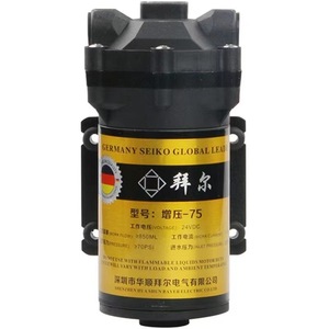 Bayer ปั๊มไดอะแฟรมแบบ priming ด้วยตนเอง, ปั๊มบูสเตอร์75g 24V DC มอเตอร์แรงดันสูง - Product Image 1
