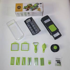 <b>Multifunctional</b> Manual <b>Vegetable</b> <b>Cutter</b> Mandoline ABS Stainless Steel Blades Eco-Friendly Fruit <b>Vegetable</b> Tool - Product Image 6