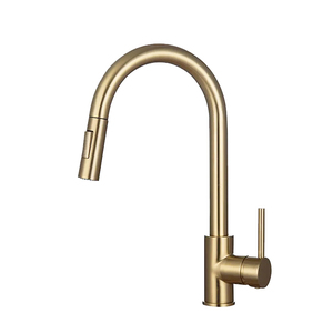 304 in acciaio inox moderno tirare <span class=keywords><strong>rubinetto</strong></span> della cucina 304ss spazzolato Nickel Black Gold <span class=keywords><strong>bianco</strong></span> lavello miscelatore valvola ceramica fatta ottone - Product Image 1