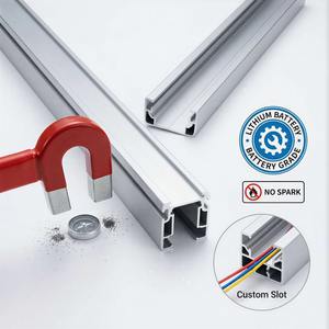 Profil Rel Aluminium Non-Magnetik untuk Jalur Otomatis Manufaktur Baterai Lithium - Product Image 1