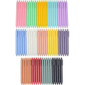 Venta al por Mayor de Bolígrafos de Plástico con Tinta Negra y Logotipo Personalizado, Surtidos en Colores Personalizados, Artículos de Papelería de Lujo - Product Image 1