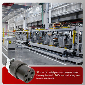 أول المدرجة نيما 6-15r سلك أنثى موصل الجسم 15A V أسود - Product Image 5