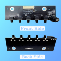 Módulo de Placa de Control con Botones LED de 5 Teclas para Equipos Industriales/Dispositivos Electrónicos DIY/Máquina Todo en Uno