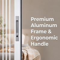 Porte coulissante pliante rétractable en acrylique transparent avec cadre en aluminium et PVC pour cuisine, escalier, usage extérieur