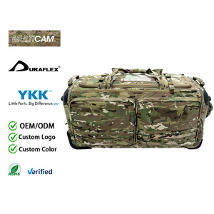 <span class=keywords><strong>Sac</strong></span> de voyage tactique camouflage 142L avec roulettes, <span class=keywords><strong>sac</strong></span> de voyage professionnel à roulettes avec cadre renforcé - Product Image 1