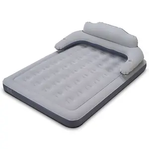 Mirakey American Standard Inflatable Mattress PVC Air Mattress Fabric Air Bed With Built-in Electric Pump