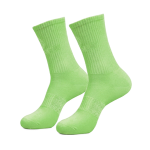 Chaussettes de course respirantes et <span class=keywords><strong>anti</strong></span>-<span class=keywords><strong>frottement</strong></span> les plus vendues, chaussettes de sport mi-mollet de couleur unie - Product Image 1