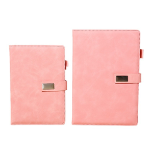 Agenda de bureau personnalisé en PU avec bouton magnétique A5/B5, carnet épais de haute qualité, carnet de notes, carnet de comptabilité, cadeau - Product Image 4