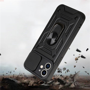 Funda de teléfono con protección de lente de ventana deslizante para <span class=keywords><strong>LG</strong></span> K52 K53 Q50 Q62 <span class=keywords><strong>K42</strong></span> K62 Plus K22 K32 Stylo 7 4G 5G cubierta con soporte - Product Image 5