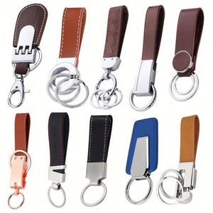 Porte-clés personnalisé en cuir PU, vente en gros, porte-clés sur mesure avec logo, cadeau d'entreprise - Product Image 1