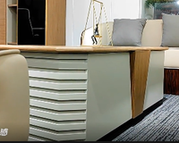Table basse moderne élégante de bureau à domicile design original plusieurs éléments peuvent être personnalisés forme unique