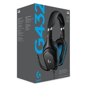 Auriculares para juegos G SERIES G432 7.1 Negro y Azul 981 000770 - Product Image 2