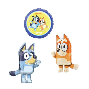 Nuevo Diseño de Globos de <span class=keywords><strong>Bluey</strong></span> y <span class=keywords><strong>Bingo</strong></span> - Suministros para Fiesta de Cumpleaños de <span class=keywords><strong>Bluey</strong></span>, Ramo de Globos Decorativos, Paquete de 5 Globos Metálicos - Product Image 6